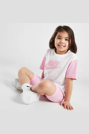 Nike Souprava (G)Cblk Tee/sht Wht/pnk G