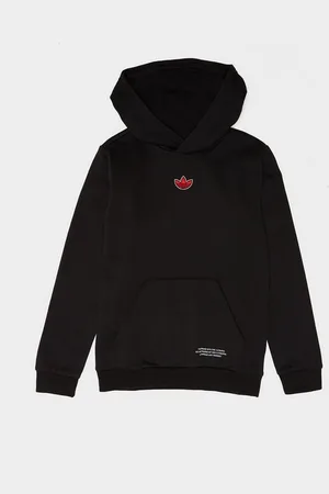 adidas Mikina S Kapucí Collegiate Hd Blk B