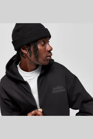Unlike Humans Mikina S Kapucí Bubble Zt Blk-Blk Sweatshirt
