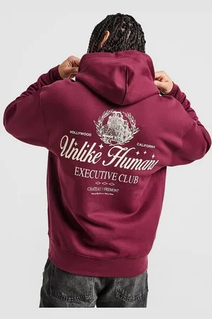 Unlike Humans Mikina S Kapucí Fremont Hd Plm-Wwn Sweatshirt