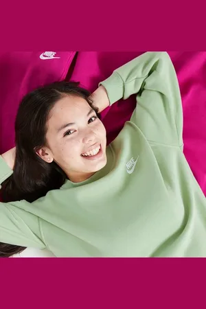 Nike Mikina G Nsw Club Flc Ovrszd Lbr Girl