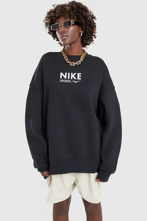 Nike Mikina W Nsw Flc Os Crew Gls