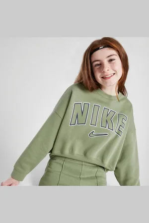 Nike Mikina G Nsw Trend Flc Crew Prnt