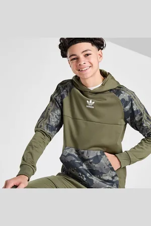 adidas Mikina S Kapucí Bos Camo Oh Hood Olv/blk B