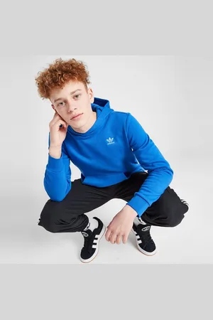 adidas Mikina S Kapucí Ess Oh Hd Blu B