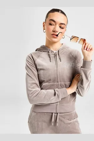 Juicy Couture Mikina Rozepínací S Kapucí Dmnt Hood
