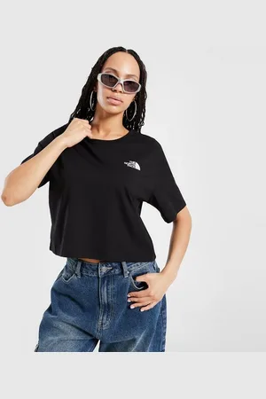 The North Face Tričko Simple Dome Crop T Blk/wh