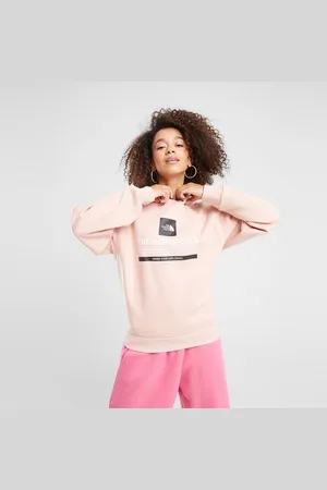 The North Face Mikina Box Grphc Crew Pnk/blk
