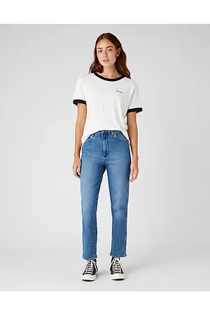 Wrangler Dámské džíny W2H2JX31A WILD WEST MID BLUE