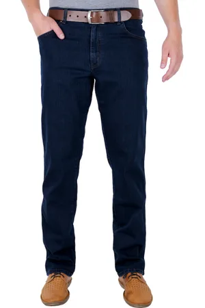 Wrangler Pánské jeans W12175001 TEXAS STRETCH BLUE BLACK