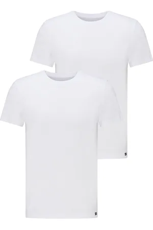 Lee Pánské tričko L680CM12 TWIN PACK CREW WHITE