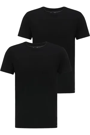 Lee Pánské tričko L680CM01 TWIN PACK CREW BLACK