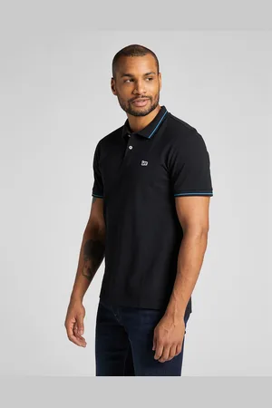 Lee Pánské polo triko L61ARL01 PIQUE POLO BLACK