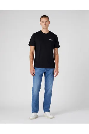 Wrangler Dvoubalení pánského trička W7BZFQE12 SIGN OFF TEE TRUE NAVY