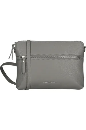 Enrico Benetti Dámská crossbody kabelka šedá - Hilary