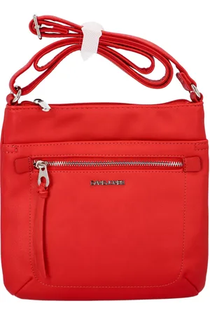 David Jones Dámská crossbody kabelka červená - Eayni