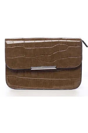 Silvia Rosa Dámská crossbody kabelka tmavá camel - Crakhe