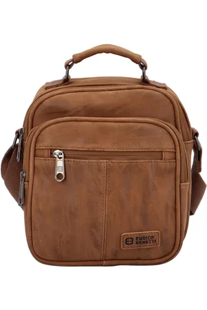 Enrico Benetti Pánská crossbody brašna camel - Douqen