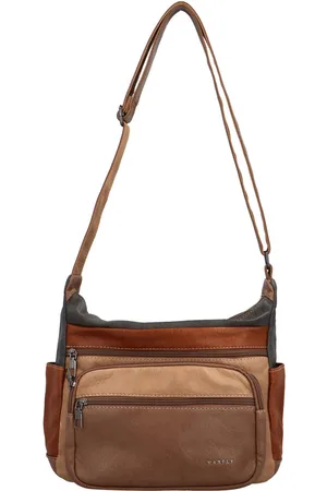 MaxFly Dámská crossbody kabelka khaki - Fiorella