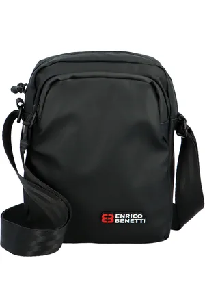 Enrico Benetti Pánská crossbody taška černá - Quoniam