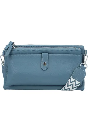 MaxFly Dámská mini crossbody kabelka světle modrá - Terrina