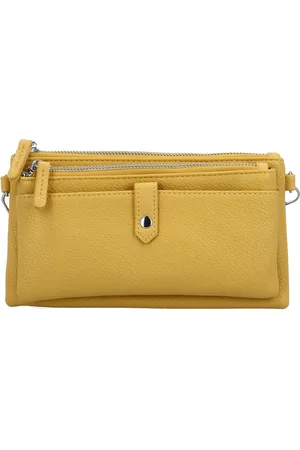 MaxFly Dámská crossbody kabelka žlutá - Kseni