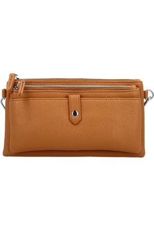 MaxFly Dámská crossbody kabelka hnědá - Kseni