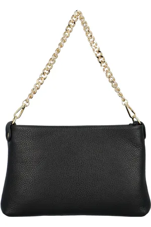 Delami Dámská kožená crossbody kabelka černá - Madison