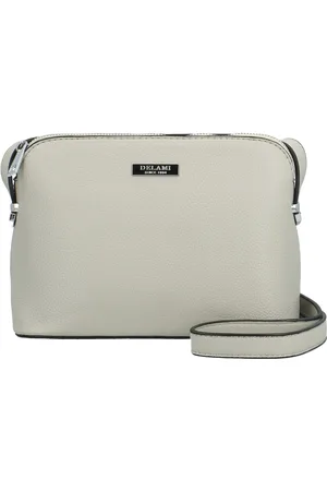 Delami Dámská crossbody kabelka světle šedá - Glamore