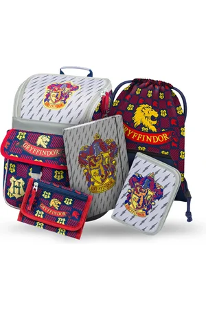 Baagl 5 SET Zippy Harry Potter Nebelvír: aktovka, penál, sáček, desky, peněženka