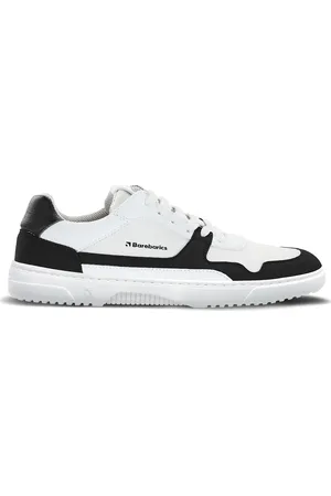 Barebarics Barefoot tenisky Zing - White & Black