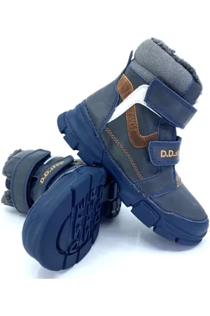 DD Step Zimní boty W056-310 Royal Blue