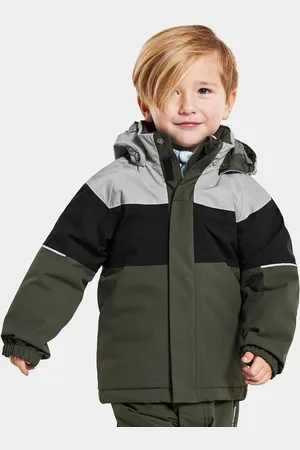 Didriksons Dětská zimní bunda Lux Deep Green