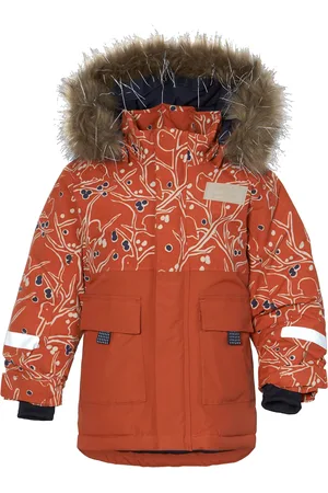 Didriksons Polarbjornen Print Rost Parka