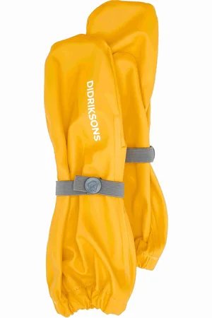 Didriksons Dětské nepromokavé rukavice Glove 5 Oat Yellow 321