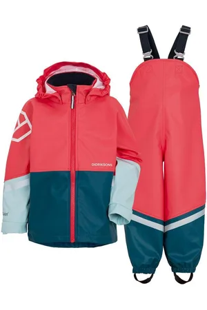 Didriksons Dětský set do deště Waterman Pink