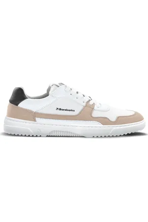 Barebarics Barefoot tenisky Zing - White & Beige