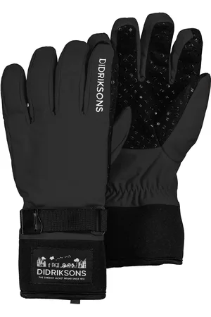 Didriksons Dětské lyžařské rukavice Lovas Five Black 060