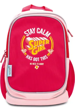 Baagl Předškolní batoh Supergirl – STAY CALM