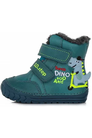 DD Step Dětské zimní boty W029-394B Bermuda Blue
