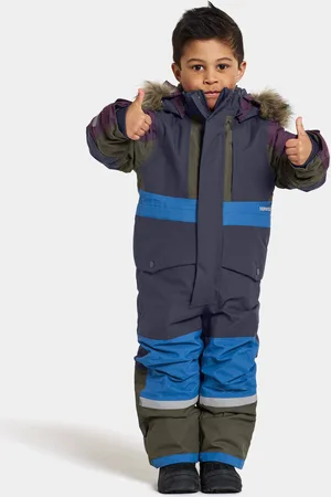 Didriksons Dětská zimní kombinéza Bjornen Multicolour Blue B03