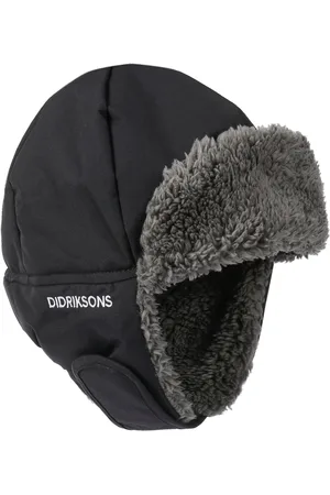 Didriksons Dětská zimní čepice Biggles Black 060