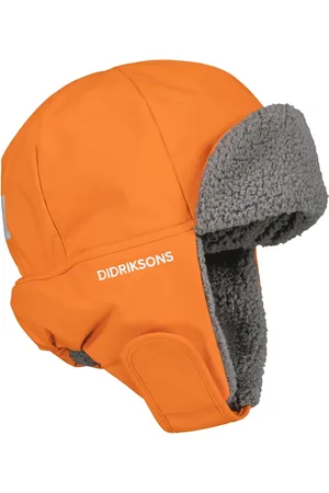 Didriksons Dětská zimní čepice Biggles Orange Jam L07