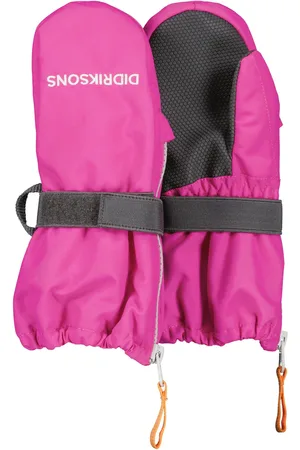 Didriksons Dětské zimní rukavice - palčáky Biggles ZIP - Plastic Pink 322