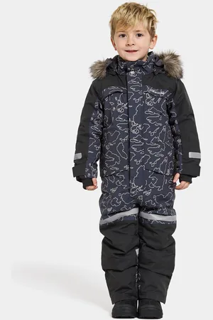 Didriksons Dětská zimní kombinéza Bjarven Grundsund Reflective Navy