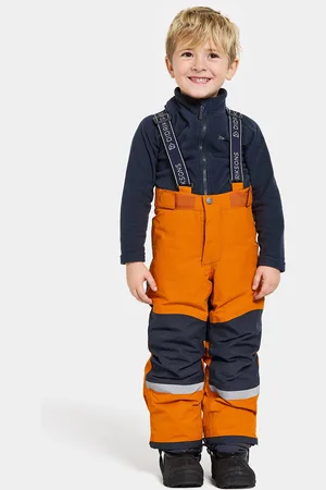 Didriksons Dětské zimní kalhoty Idre Orange Jam L07
