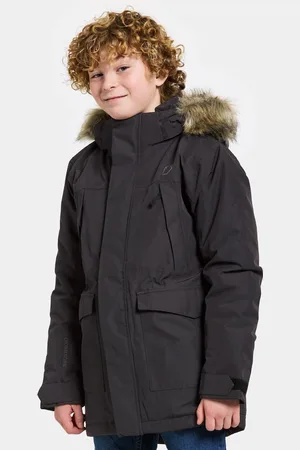 Didriksons Dětská zimní bunda Oxid Kids Parka 060 Black