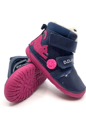 DD Step Dětské zimní boty W070-42110A Royal Blue
