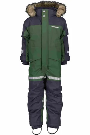Didriksons Dětská zimní kombinéza Bjarven Pine Green H14