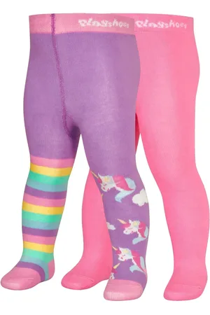 Playshoes 2PACK Dětské punčocháče Jednorožci